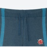 Striped Washed Knit Shorts